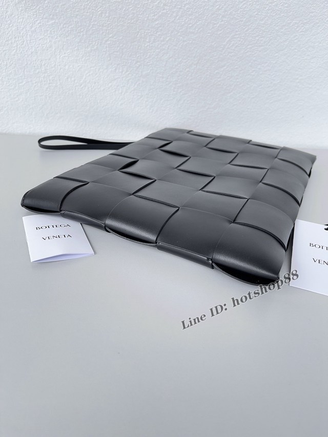 BV專櫃新款手工編織男女款手拿包 葆蝶家大編織手包 款號：649616 bbv1264